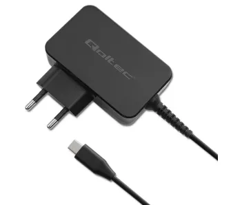 Ładowarka sieciowa Qoltec GaN Power Pro USB-C 45W Czarny