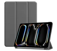 Bizon Case Tab Croc z klapką do iPad Pro 13" 2025 / 2024 Szary