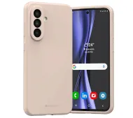 Mercury Silicone do Galaxy A36 Różowo-piaskowy