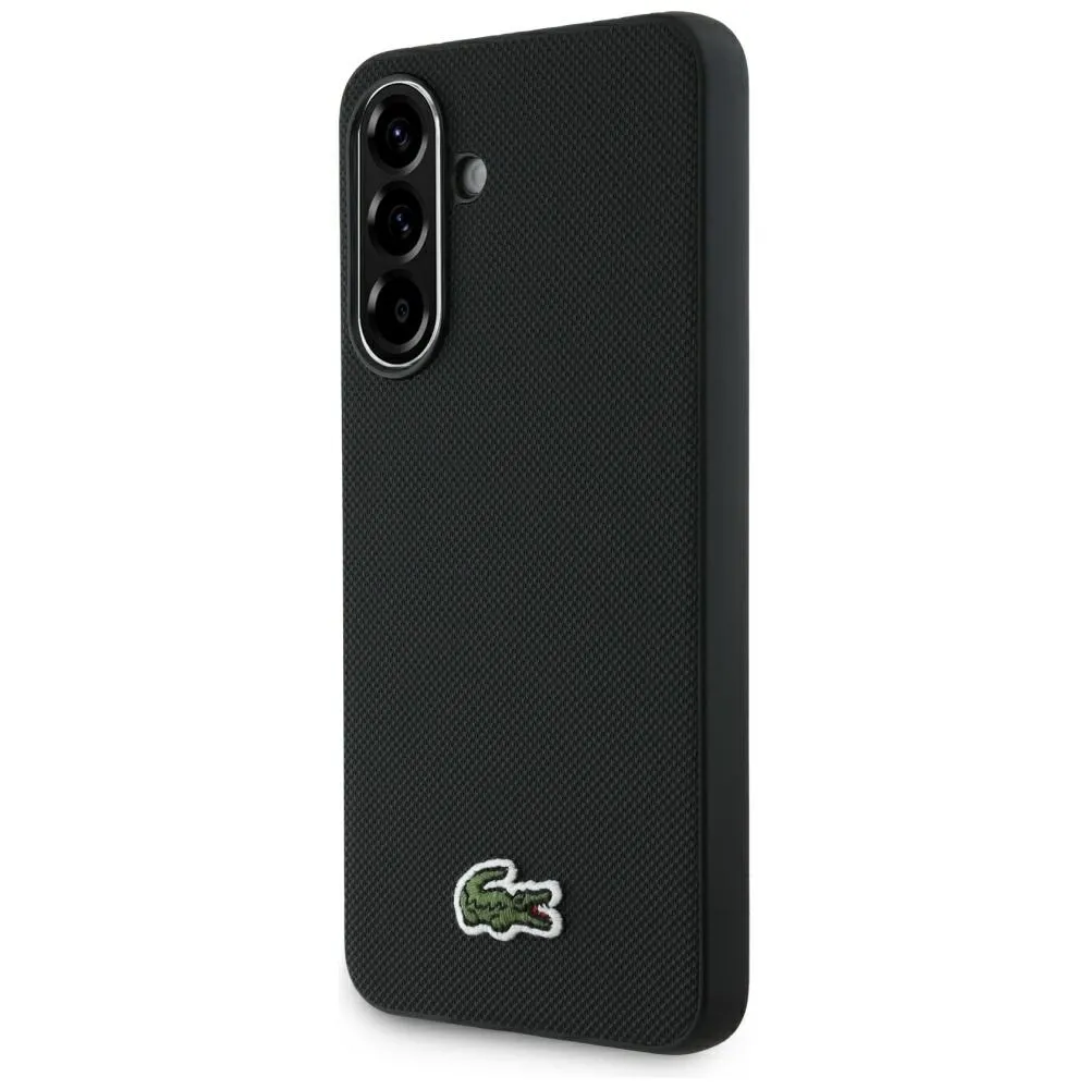 Lacoste Iconic Petit Pique Woven Logo do Samsung Galaxy A56 Czarny