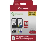 Canon PG-575XL/CL-576XL Czarny + Kolor 27,6ml + Papier fotograficzny