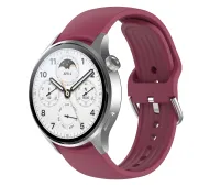 Bizon Strap Watch Silicone Pro do Xiaomi Watch S1 Pro Ciemny fioletowy