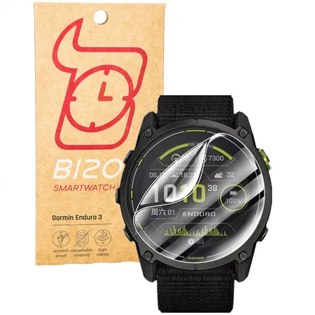 Folia hydrożelowa Bizon Glass Watch Hydrogel Duo do Garmin Enduro 3 2 sztuki