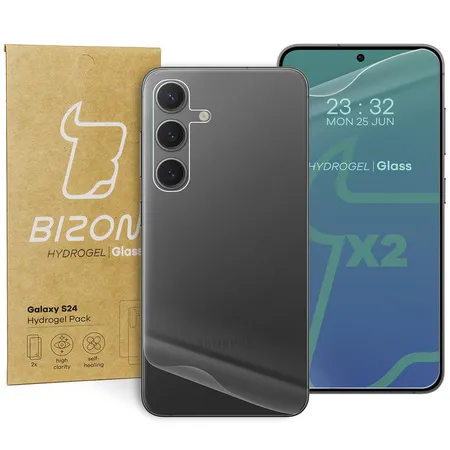 Folia hydrożelowa Bizon na tył i przód Glass Hydrogel Pack do iPhone 14 Pro