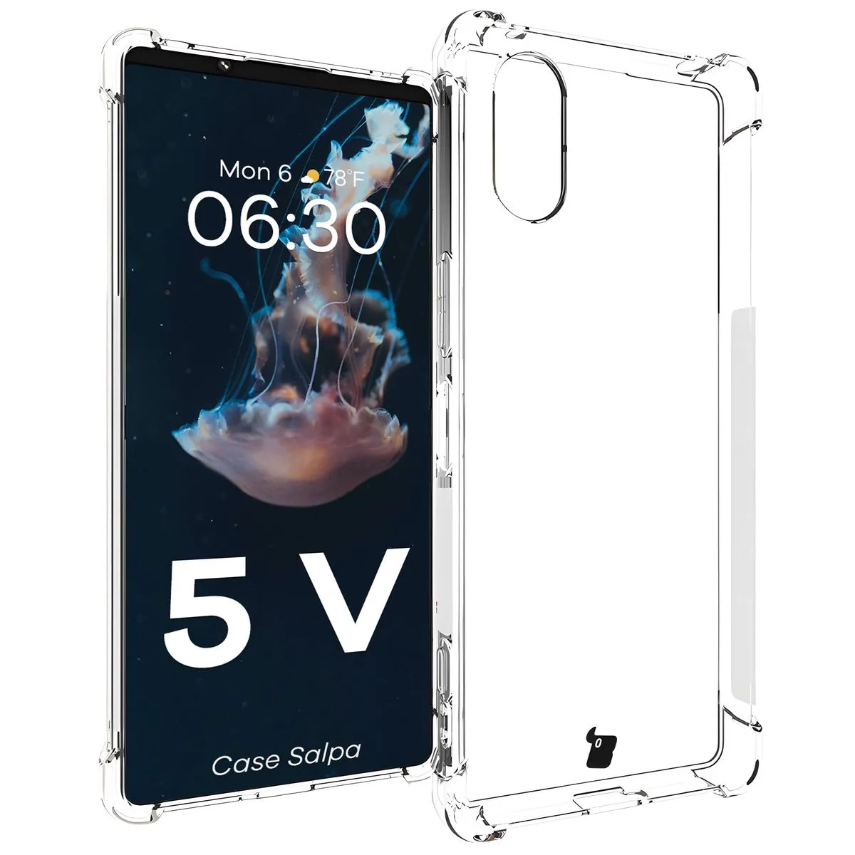 Etui Bizon Salpa do Sony Xperia 5 V Przezroczysty