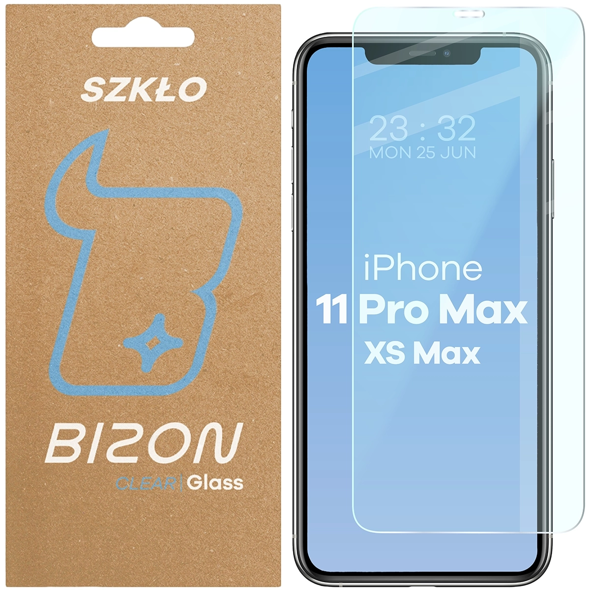 Szkło hartowane Bizon Clear do iPhone 11 Pro Max / Xs Max