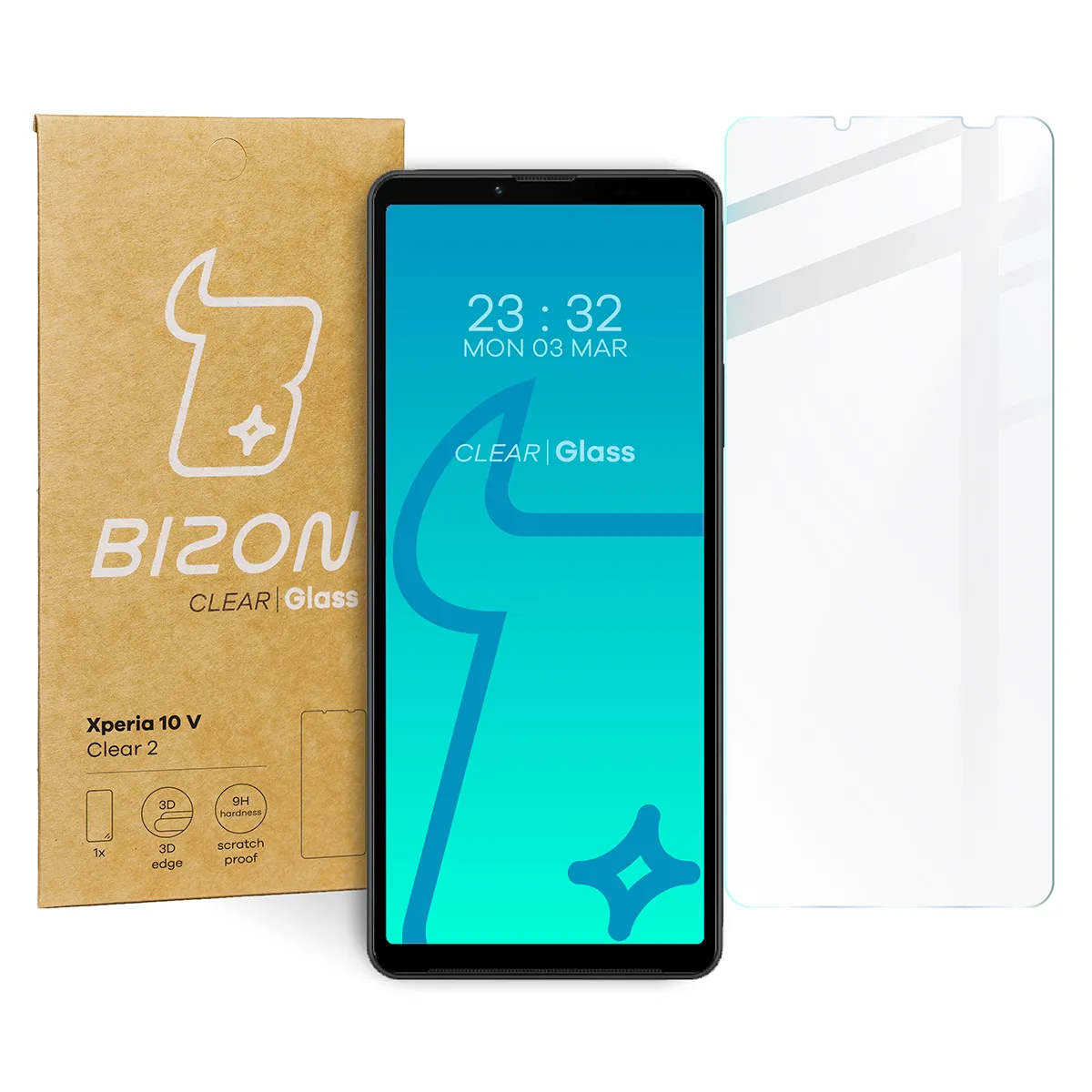 Szkło hartowane Bizon Clear 2 do Sony Xperia 10 V
