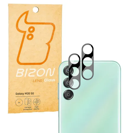 Szkło ochronne Bizon na aparat Silk Lens do Samsung Galaxy M35 5G