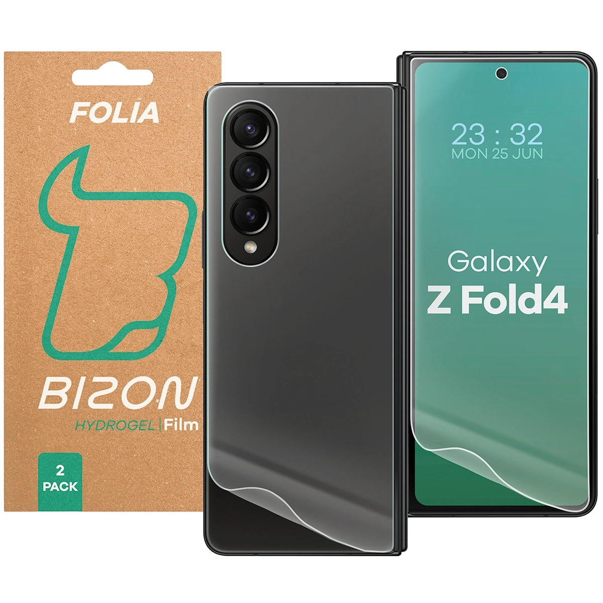 Folia hydrożelowa Bizon na tył i przód Glass Hydrogel Pack do Samsung Galaxy Z Fold4