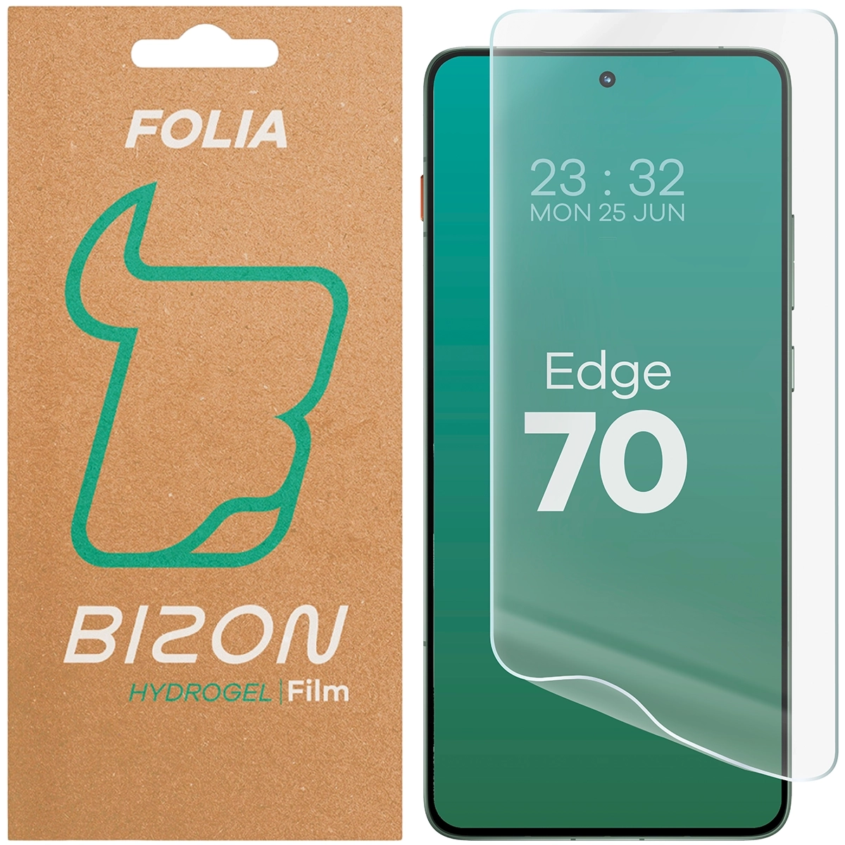 Folia hydrożelowa Bizon na ekran Hydrogel Front Duo do Motorola Edge 70, 2 sztuki