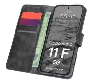 Bizon z klapką Pocket do Oppo Reno11 F 5G Czarny