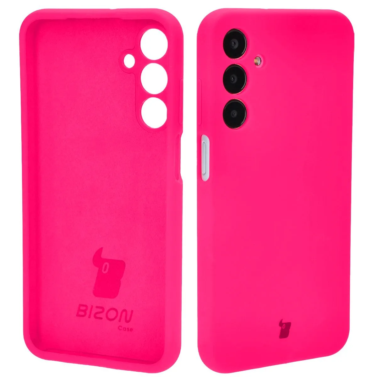 Etui Bizon Soft Case do Samsung Galaxy A25 5G Neonowo-różowy