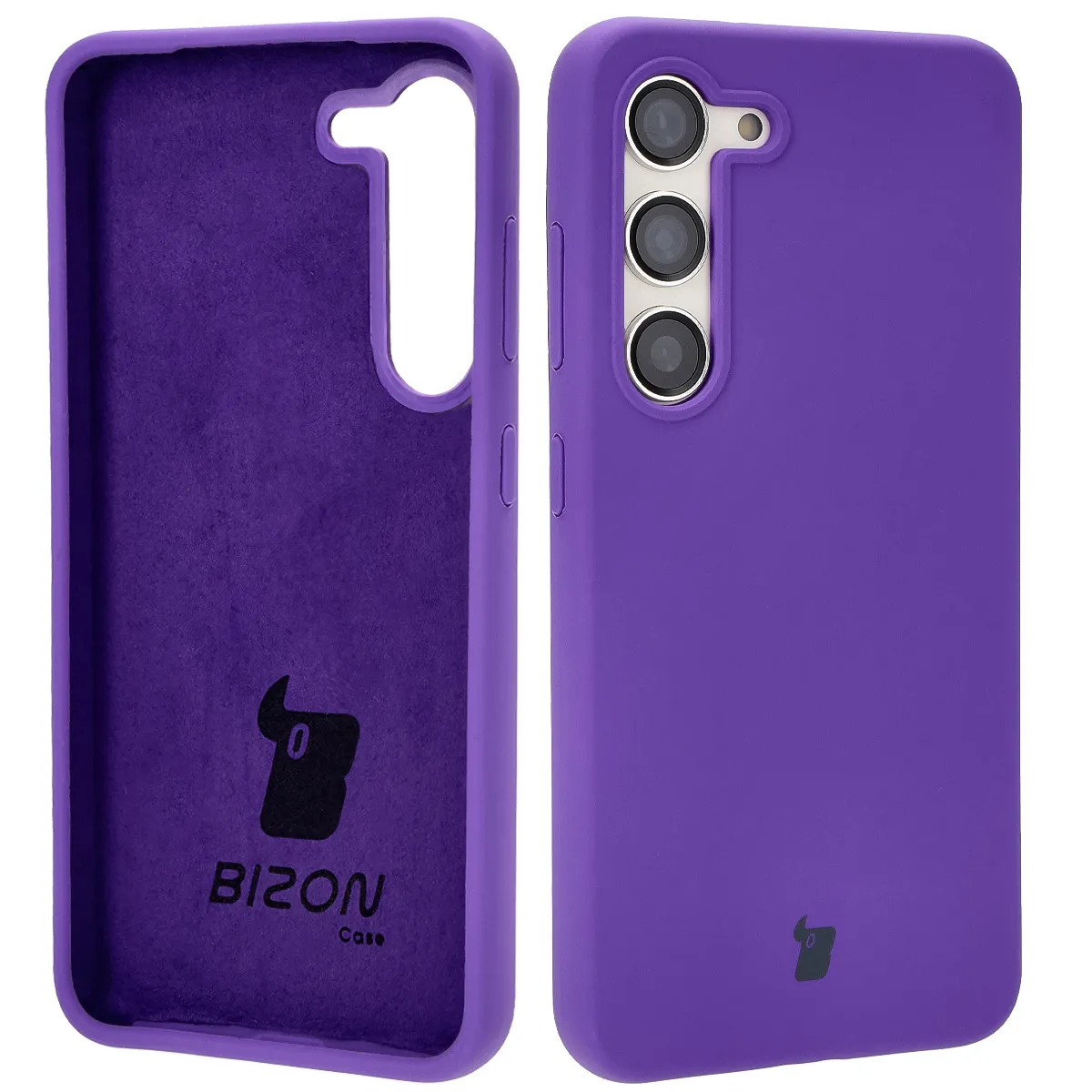Etui Bizon Soft Case do Samsung Galaxy S23 Fioletowy