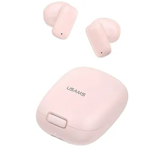 Słuchawki bezprzewodowe USAMS ID25 Series TWS Douszne Bluetooth 5.3 Różowy