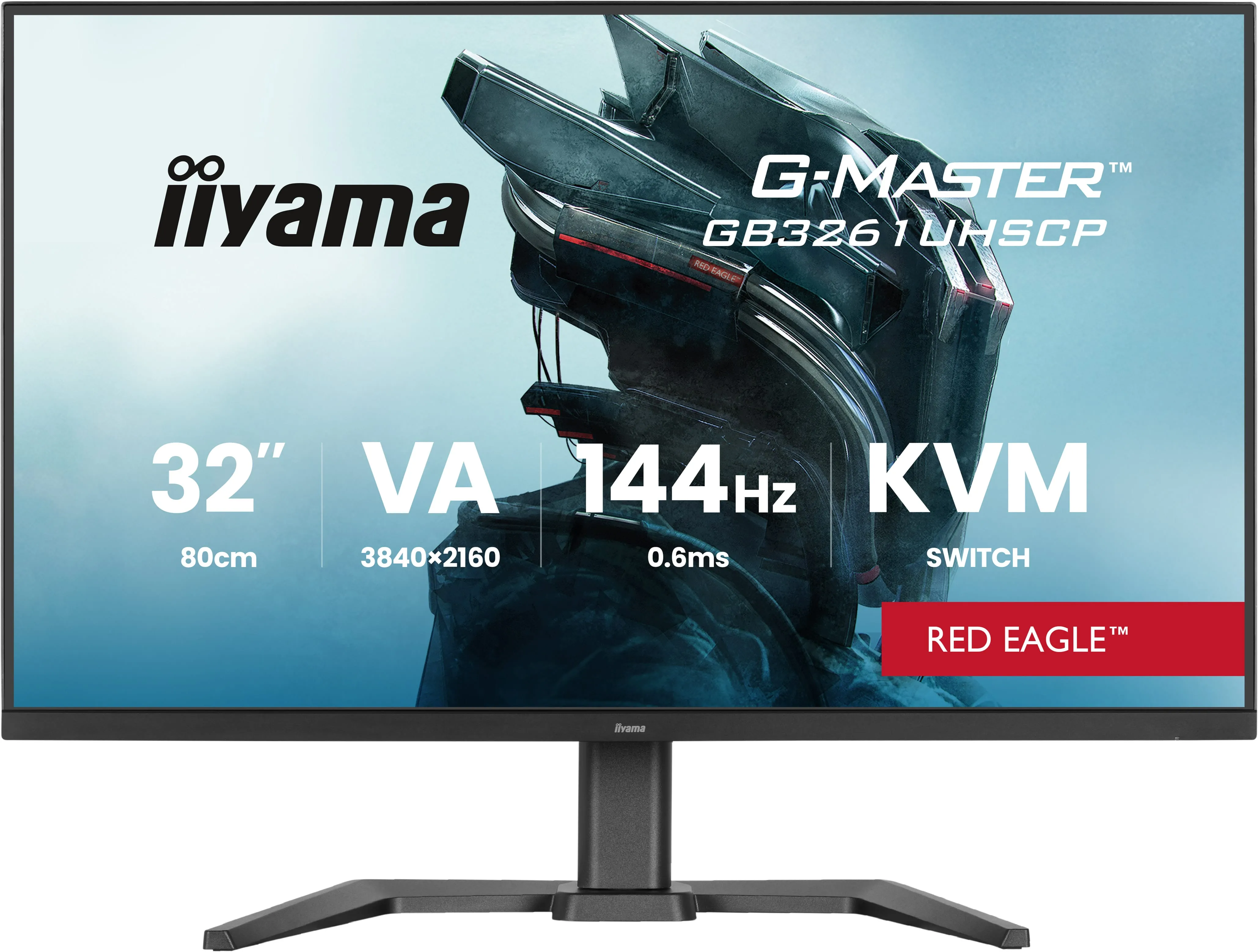 Monitor iiyama G-Master Red Eagle GB3261UHSCP-B1 32" 4K VA 144Hz 0,6ms MPRT Gamingowy