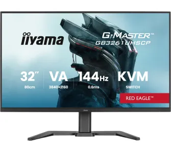 Monitor iiyama G-Master Red Eagle GB3261UHSCP-B1 32" 4K VA 144Hz 0,6ms MPRT Gamingowy