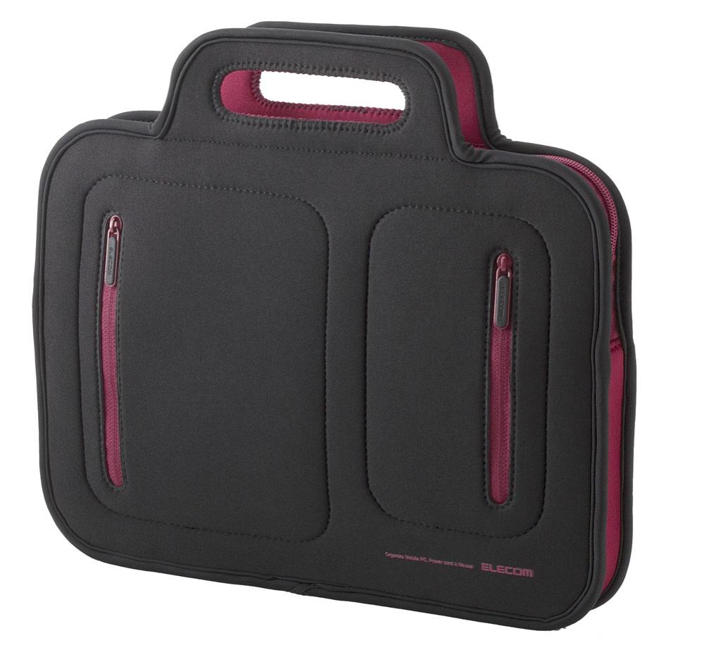Etui na laptop Elecom Neoprene 11,6"-12,1" (czarno-czerwony)