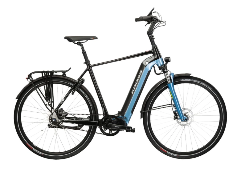 Rower elektryczny Kross KR SentioH 7.0 M 28 XL Czarno-niebieski