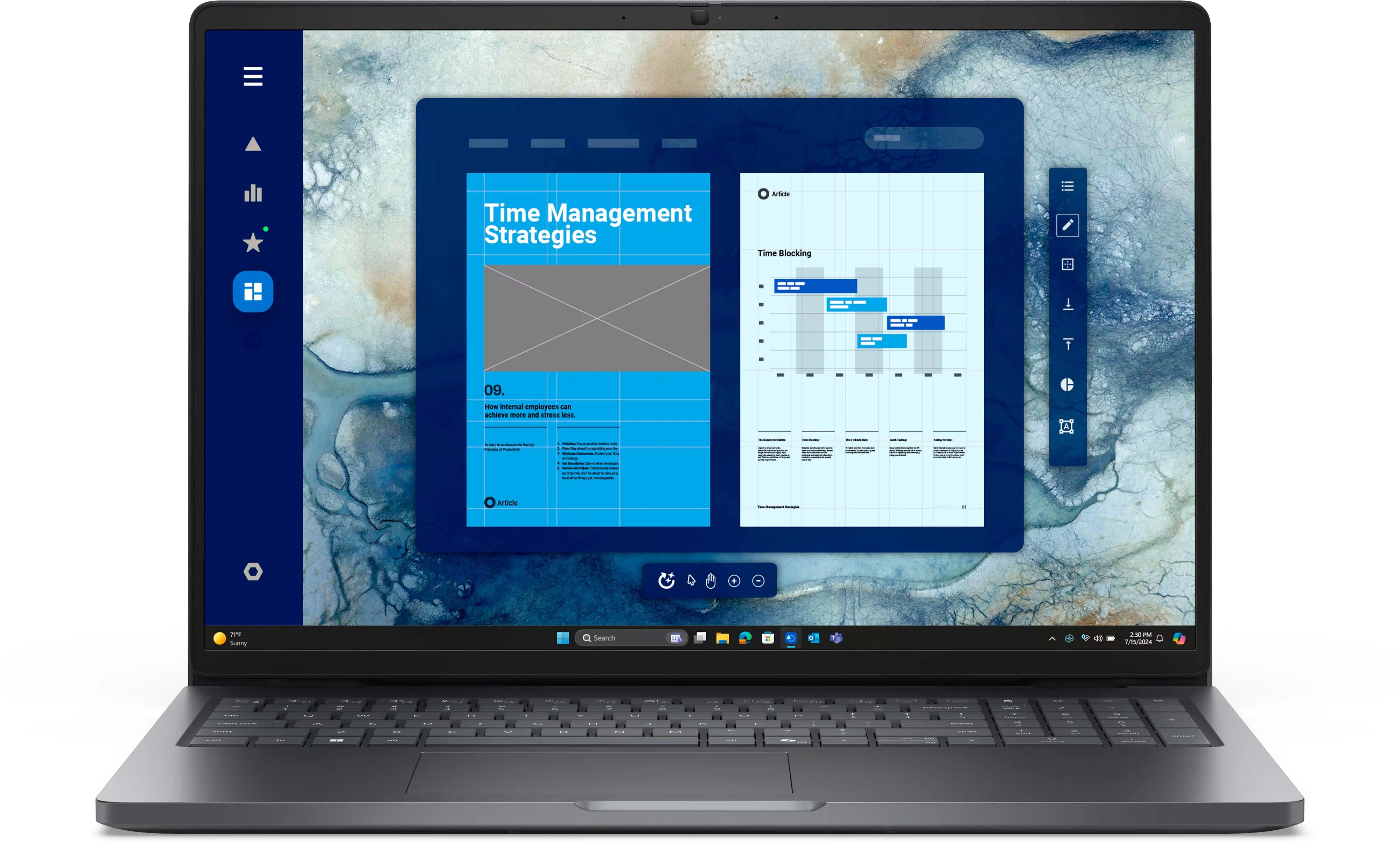 Laptop biznesowy Dell Pro 16 PC16250 16" Core 3 100U 8GB RAM 512GB Dysk SSD Win11 Pro Czarny Funkcje AI