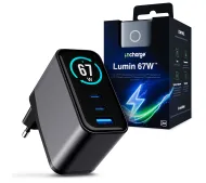 3mk InCharge Lumin 67W USB-A 2x USB-C Czarny