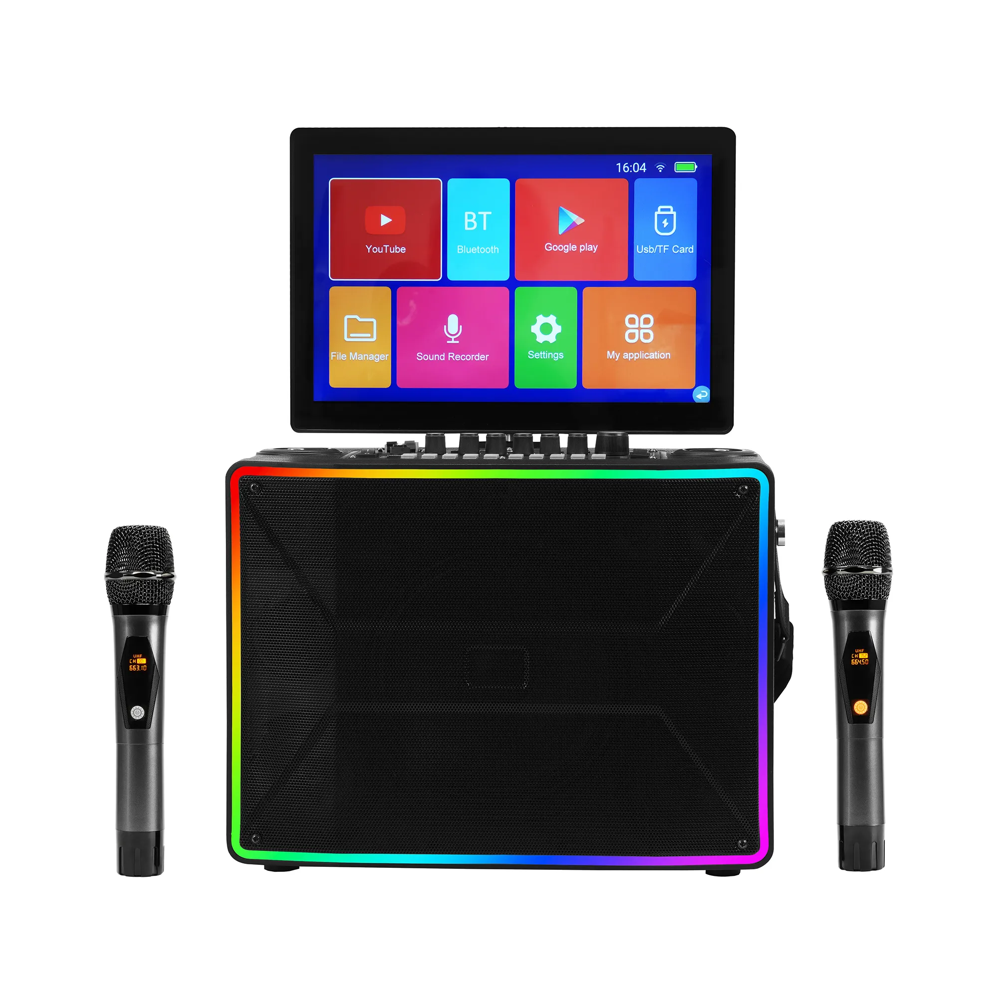 Power Audio Musicmate MM-SC900 PartyStar 250W  Mikrofon Karaoke Bluetooth Czarny