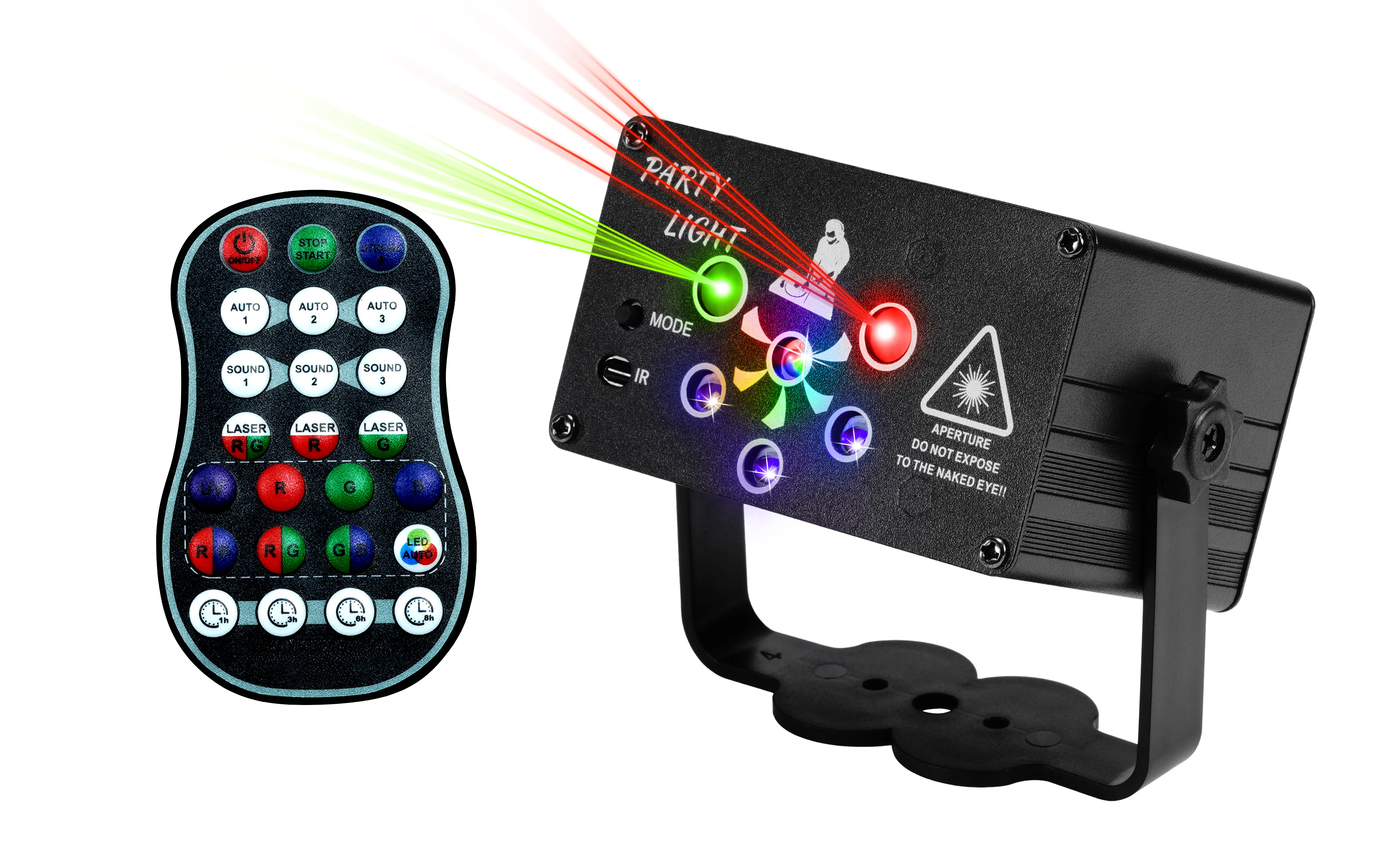 Multiefekt dyskotekowy Musicmate Party Light 6Hole
