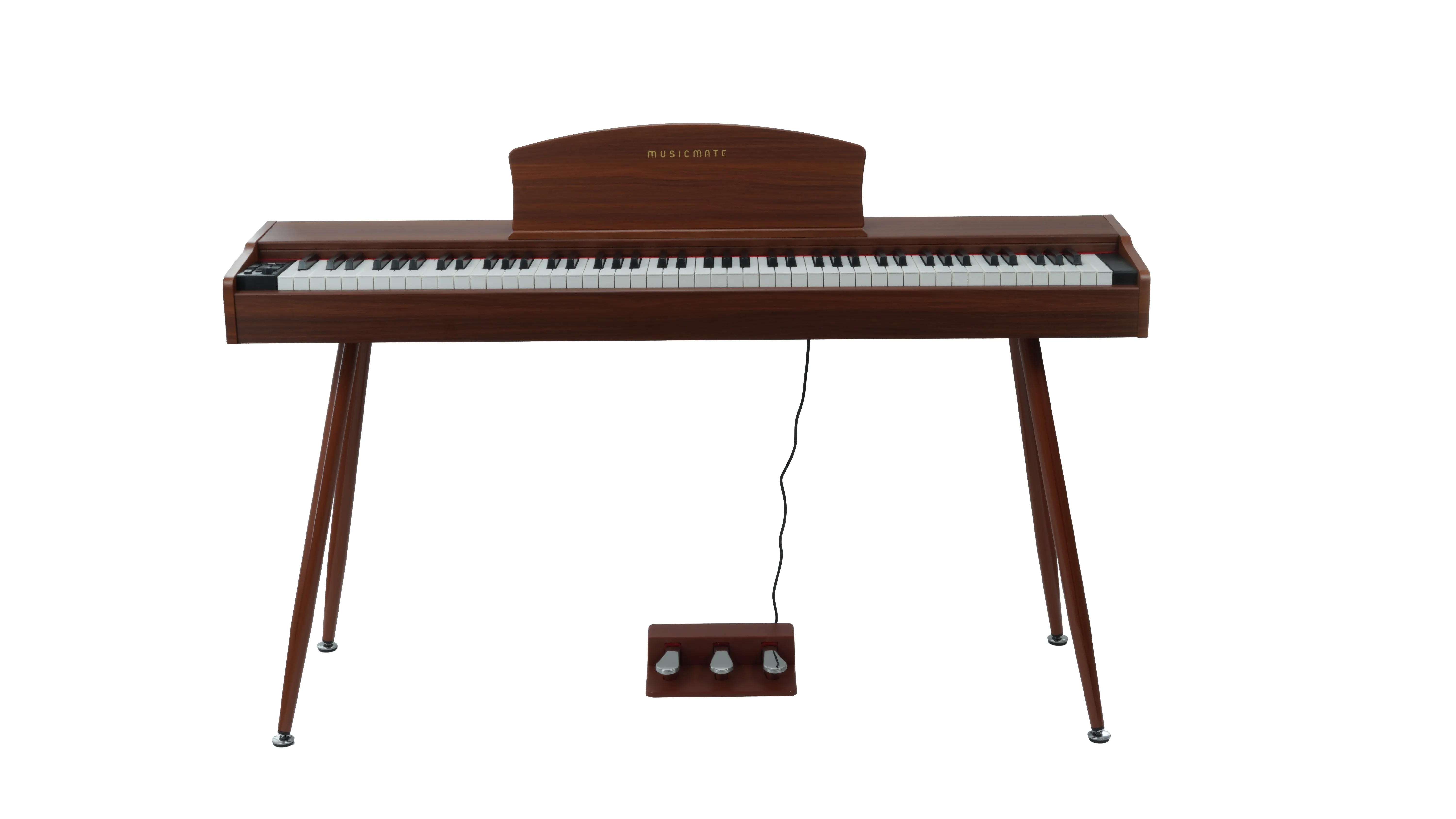 Pianino cyfrowe Musicmate MM-P40-BW ClassicTouch Brązowy