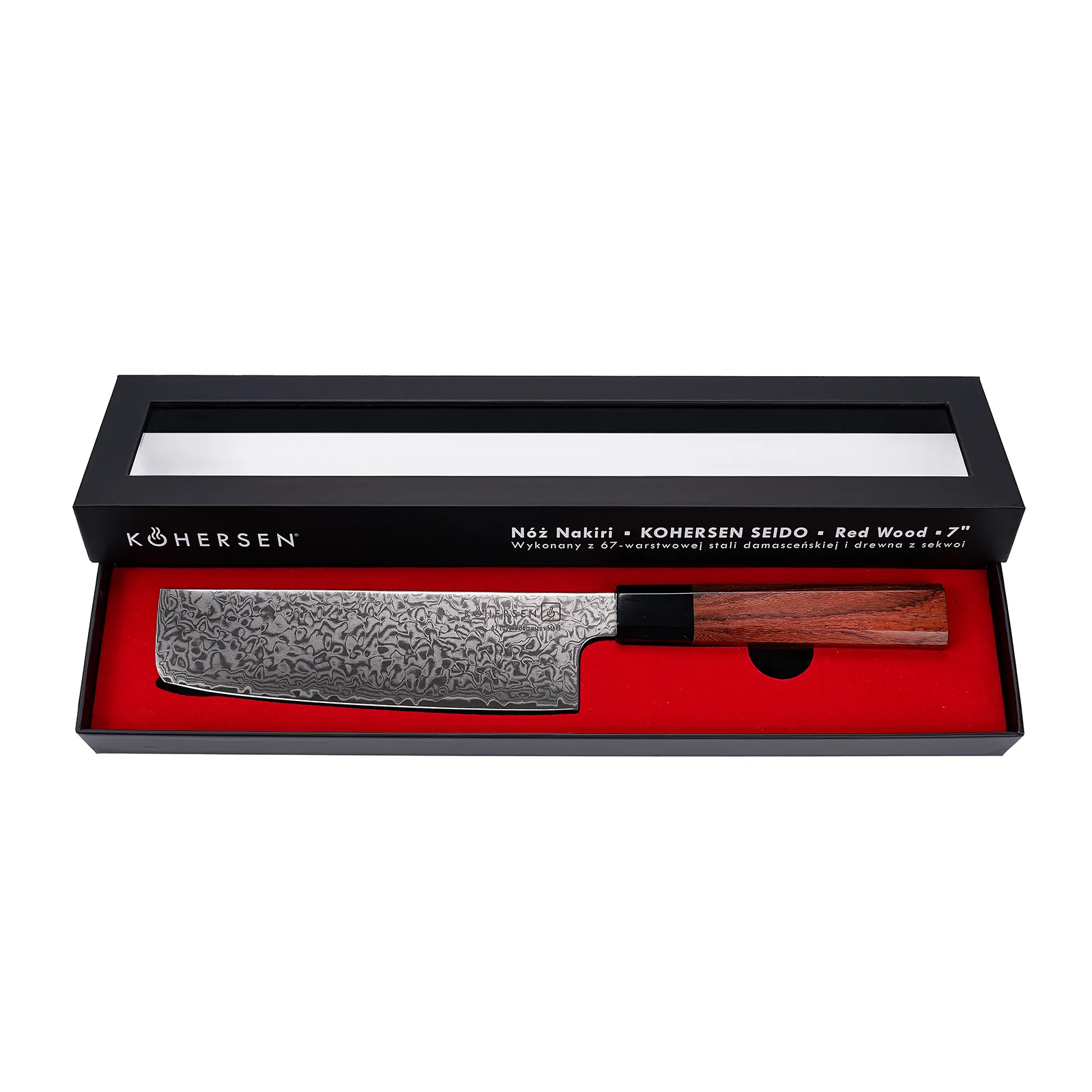 Nóż Kohersen Seido Red Wood 17,8cm
