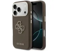 Guess FW Resin Logo do iPhone 17 Pro Brązowy