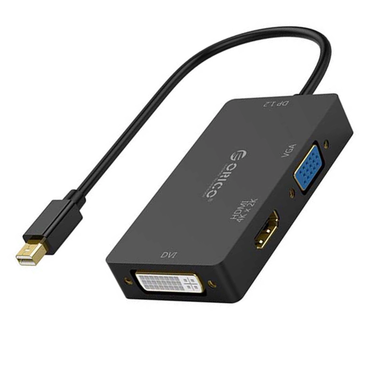 Adapter Orico XD-MDFHDV4-BK-BP Mini DisplayPort -  VGA/DVI/HDMI