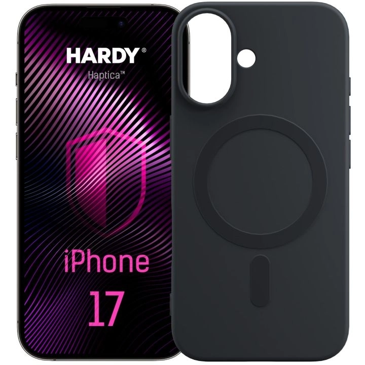 Etui 3mk Hardy Haptica MagCase do iPhone 17 Czarny