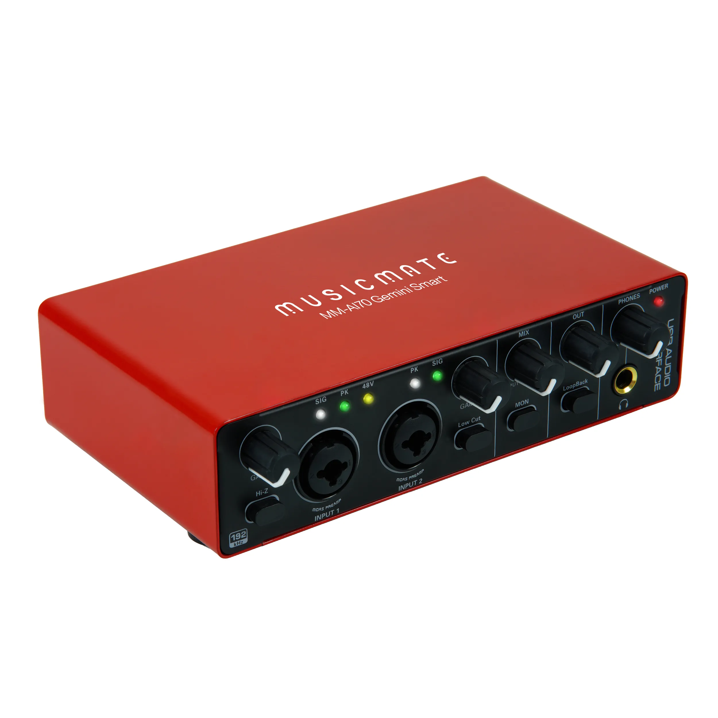 Interfejs audio Musicmate do nagrywania i streamingu MM-AI70 Gemini Smart