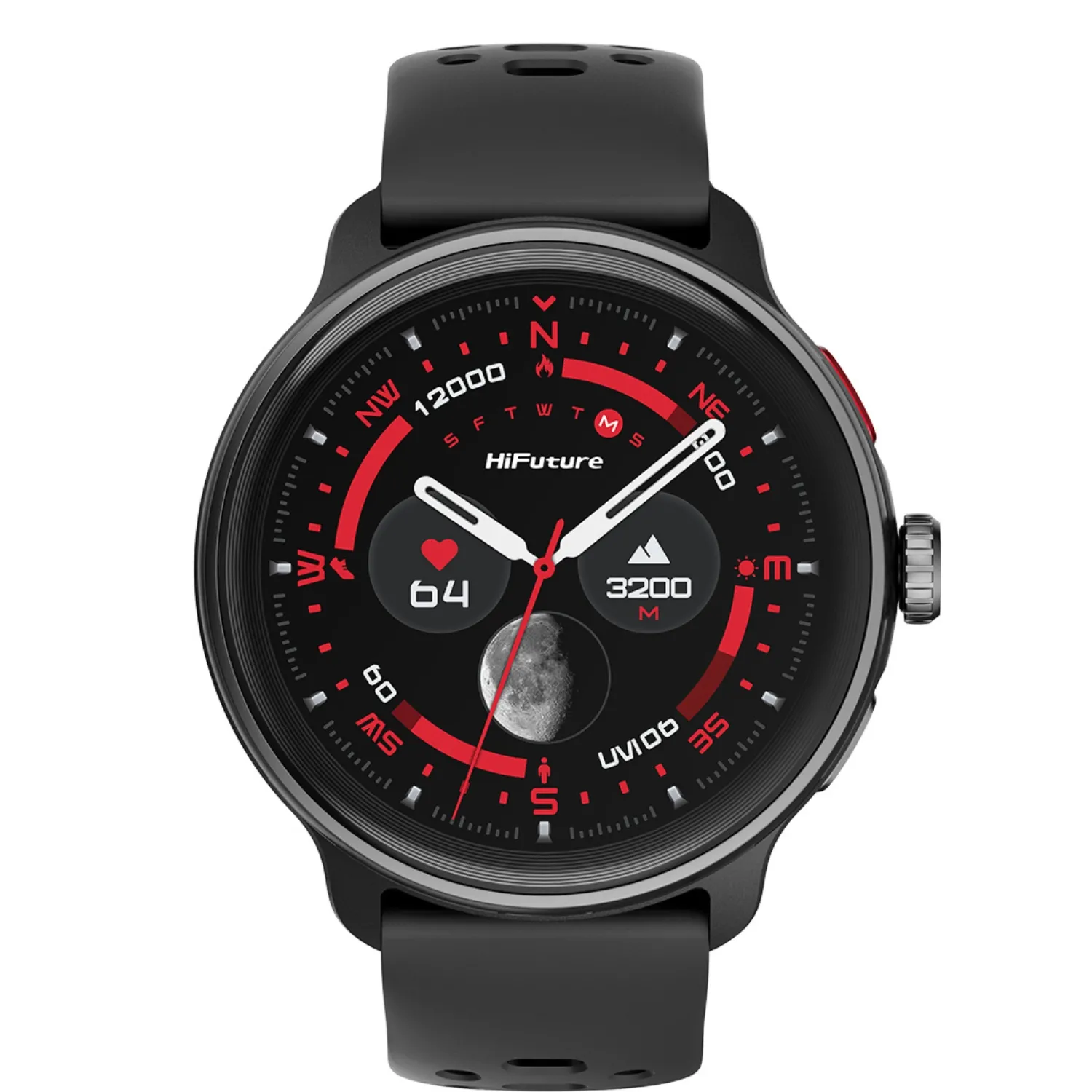 Smartwatch HiFuture VELA 46mm GPS Funkcje AI Czarny