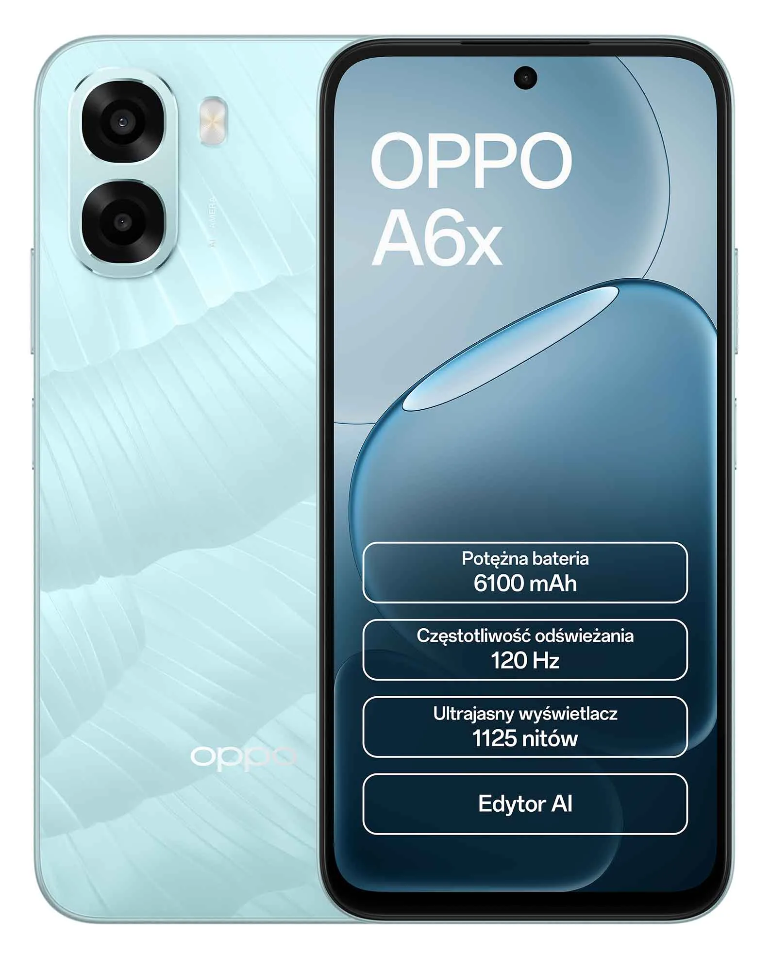 Smartfon OPPO A6x 4/128GB 6,75" 120Hz 13Mpix Niebieski