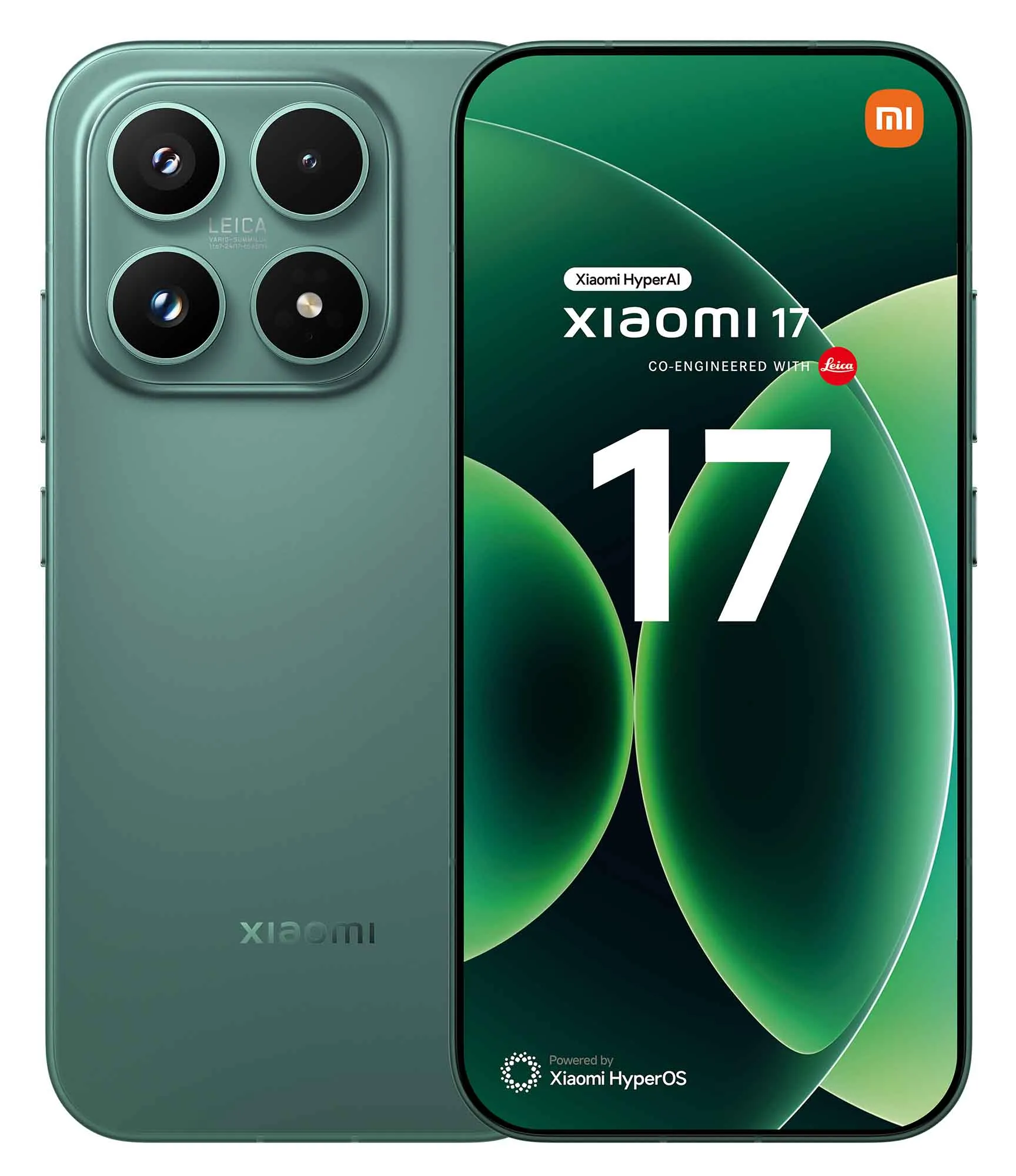 Smartfon Xiaomi 17 12/512GB 6,3" 120Hz 50Mpix Zielony