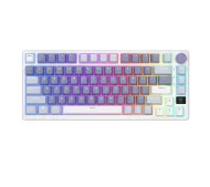 Royal Kludge RK-M75 Ocean Blue Brown Switch Biało-Niebieski