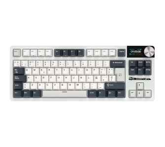 Klawiatura mechaniczna Royal Kludge RK-S85 White Night Beige Switch Biało-Czarny