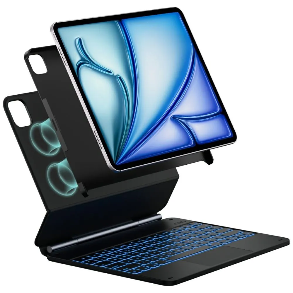 Etui na tablet Typecase Edge z klawiaturą do iPad Air 13" M2 2024/M3 2025/M4 2026 Włókno węglowe