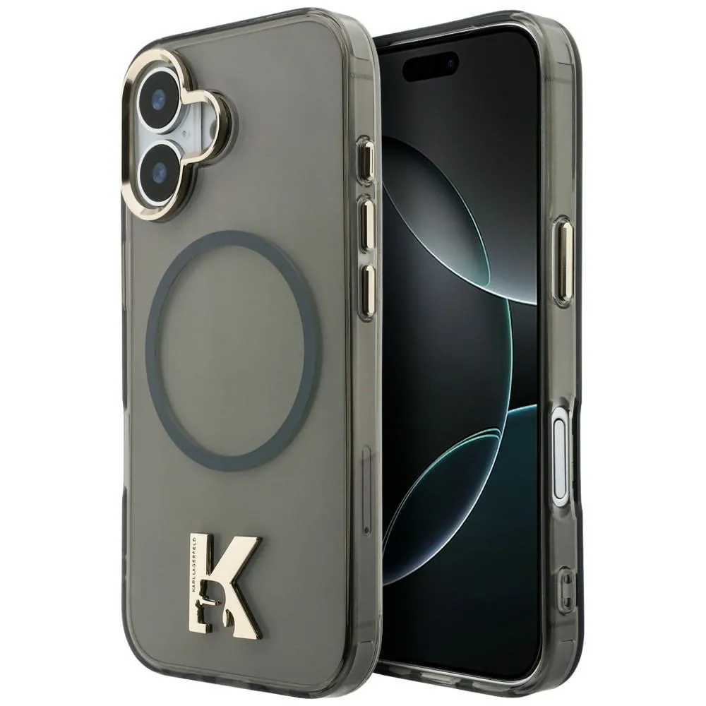 Etui Karl Lagerfeld IML K Head Logo MagSafe do iPhone 17 Czarny
