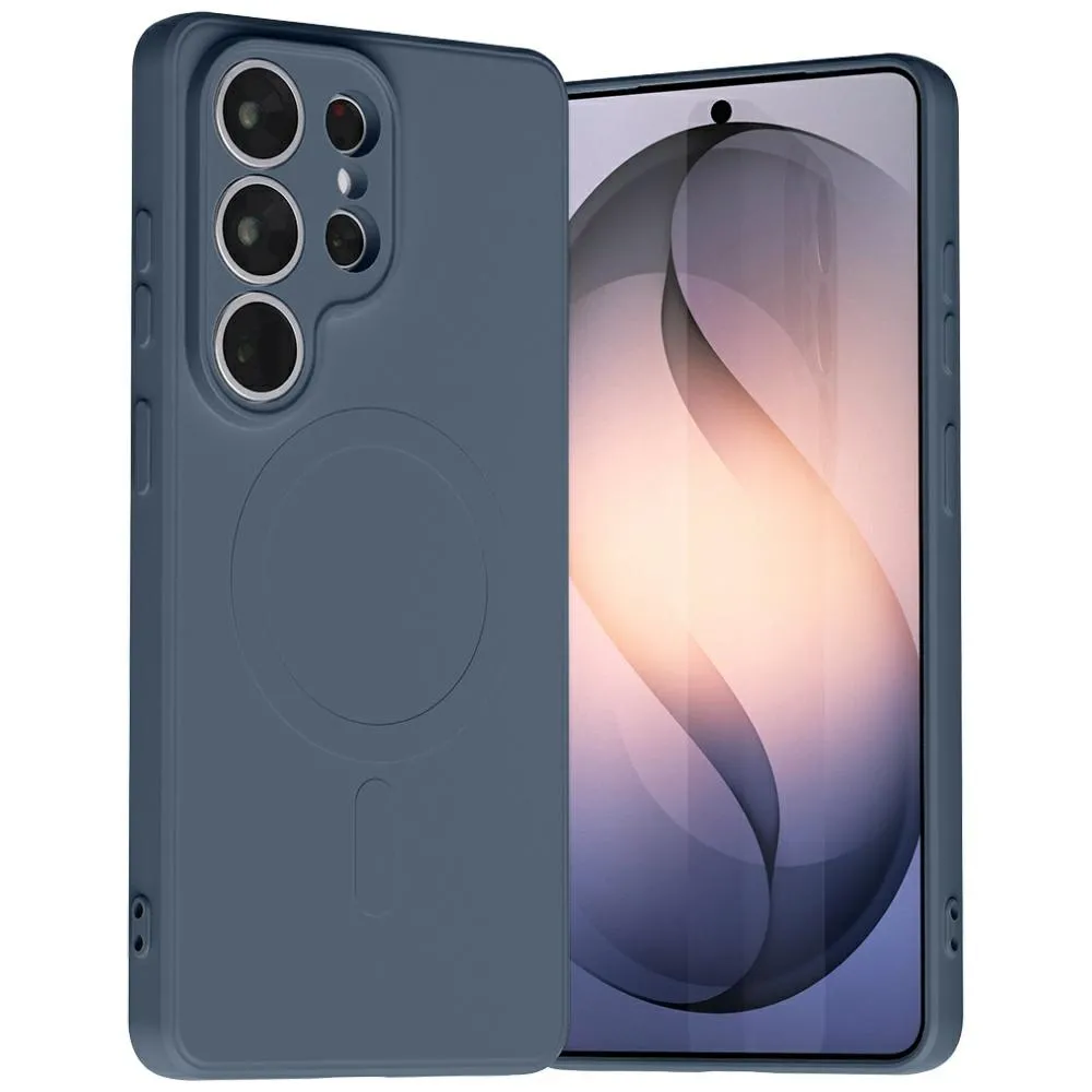 Etui Mercury Semi-Silicone MagSafe do Galaxy S26 Ultra Niebieski