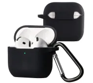 Bizon Case Headphone Silicone do Airpods 4 Czarny