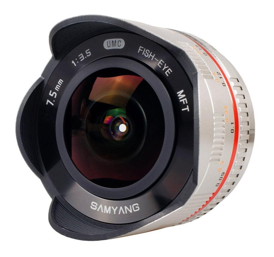 Samyang 7.5 mm f/3.5 UMC Fish-eye Micro 4/3 (szary)