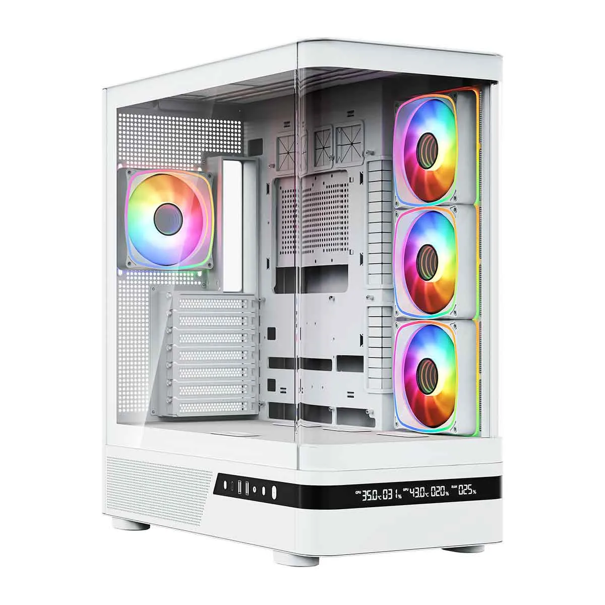 Obudowa MODECOM Volcano AQ200 ARGB Biały