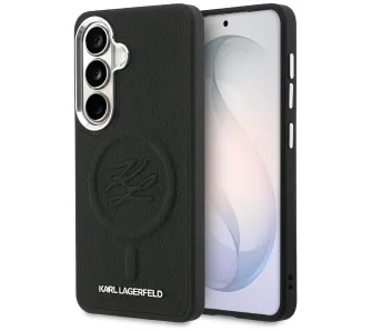 Etui Karl Lagerfeld Embossed Ring Initials MagSafe do Galaxy S26+ Czarny