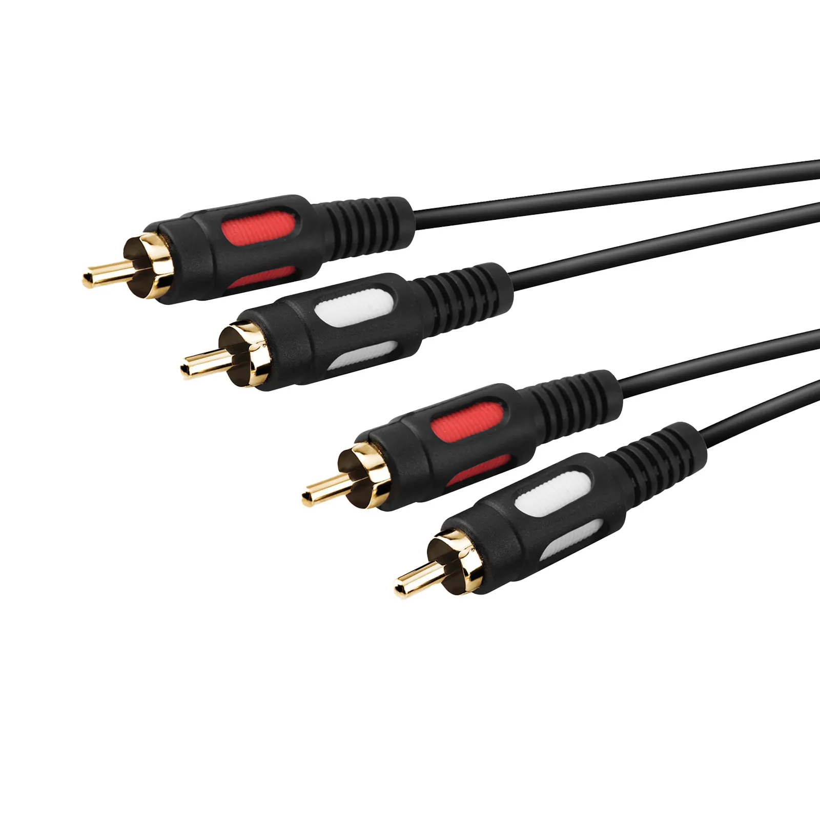Kabel audio Vivanco VVA2RCA15MMGK 2x RCA 1,5m Czarny