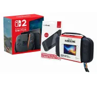 Nintendo Switch 2 Joy-Con Czarny + Szkło Trust GXT 1254 + Etui Yaxo Hurricane