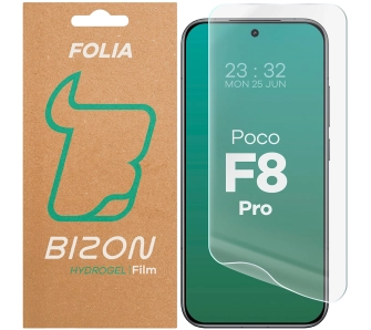 Folia hydrożelowa Bizon na ekran Film Hydrogel Front do Xiaomi POCO F8 Pro