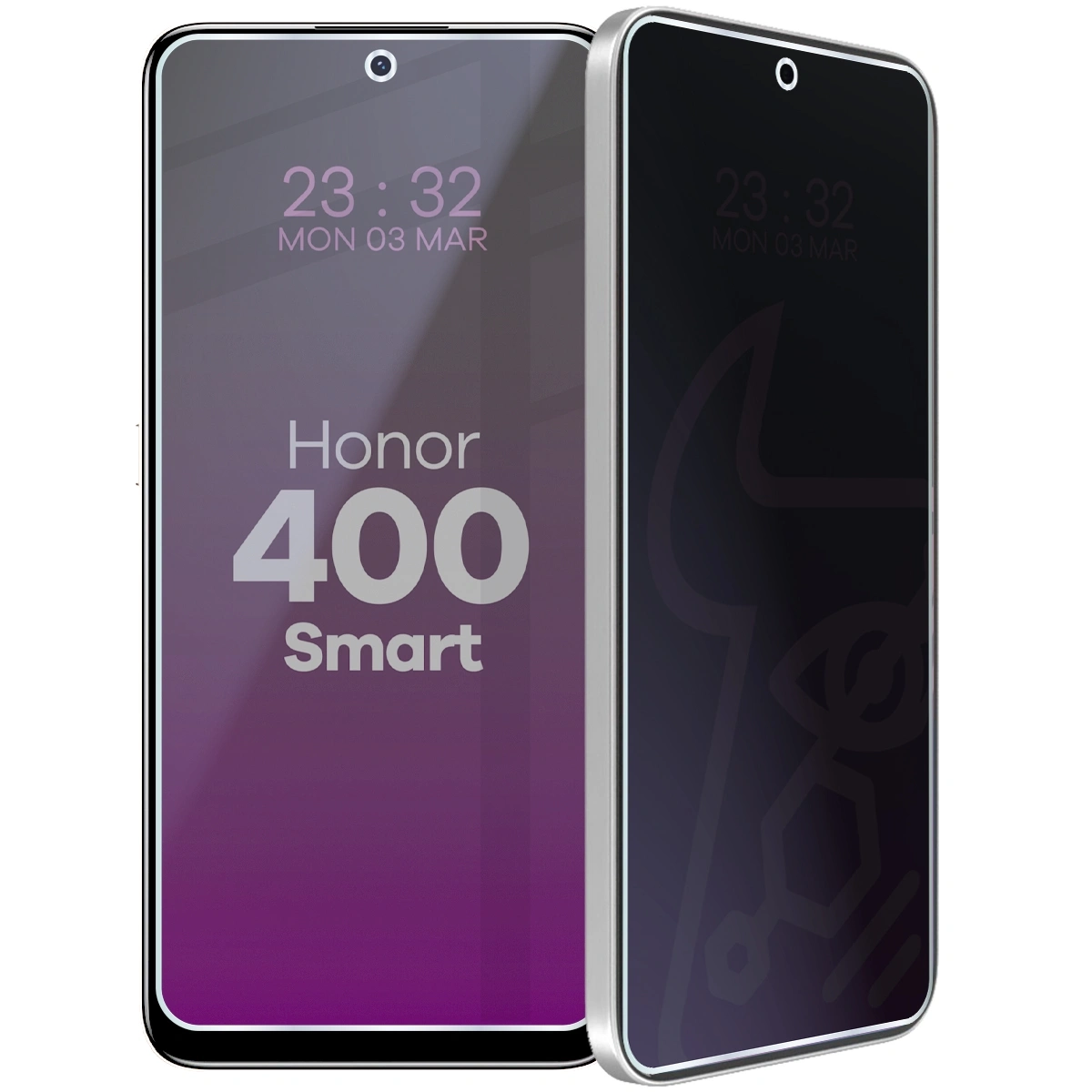 Szkło hybrydowe Bizon prywatyzujące Glass Mule Shadow do Honor 400 Smart