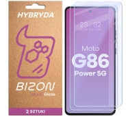 Bizon elastyczne Glass Mule Duo do Motorola Moto G86 Power 5G 2 sztuki