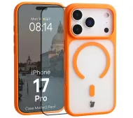 Bizon Case MatteO Pack do iPhone 17 Pro Pomarańczowy